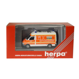 Herpa 046039 Mercedes Sprinter Rettungsdienst Düsseldorf