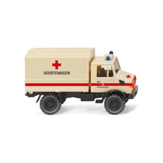 Wiking 086505 Unimog U 1300 L Deutsches Rotes Kreuz Gerätewagen