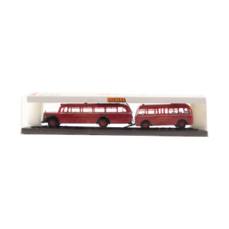 Brekina Mercedes O 6600 Bus m. Orion Persontrailer Deutsche Bundesbahn