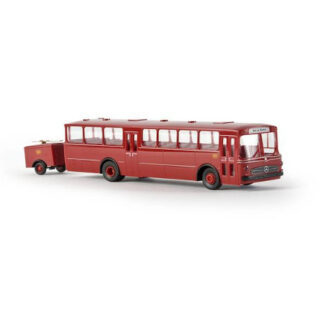 Brekina 9111 Mercedes O 317 Bus m. Trailer Deutsche Bundesbahn