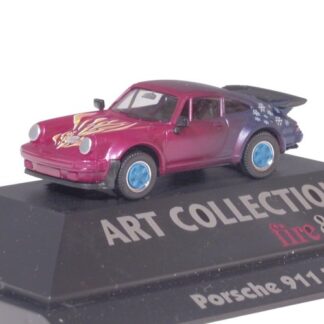 Herpa 045094 Art Collection Porsche 911 Turbo Fire & Ice