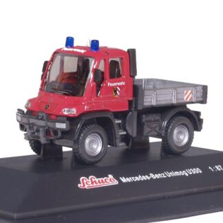 Schuco 218455 Mercedes Unimog Brandbil
