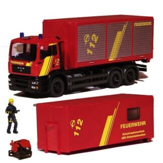 Wiking 0625 03 43 MAN Rullecontainer Brandbil & Pumpe