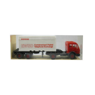 Wiking 526 Mercedes Containervogn Siemens EWSD
