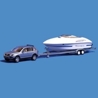 Wiking 097 01 40 VW Touareg m. Bådtrailer & Speedbåd