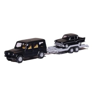 Wiking 0097 39 38 Mercedes G 320 m. Autotrailer & Borgward Arabella