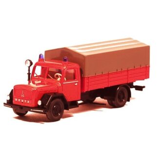 Wiking 861 09 35 Magirus Mercur Brandvæsen Lastvogn