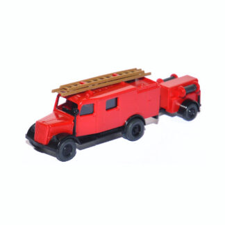 Wiking 863 00 20 Magirus LF8 Brandvæsen Materielvogn m Pumpe Trailer