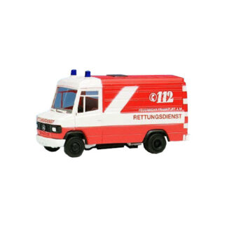 Herpa Mercedes 609D Rettungsdienst Feuerwehr Frankfurt