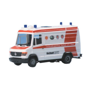 Herpa Mercedes 609D Ambulance Schul RTW