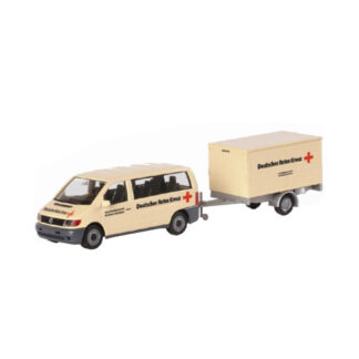 Herpa 046145 Mercedes Vito Minibus m. Trailer DRK