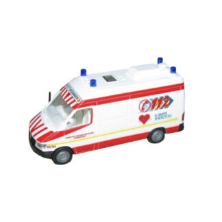 Herpa 184762 Mercedes Sprinter Ambulance Arbeiter Samariter Bund Darmstadt