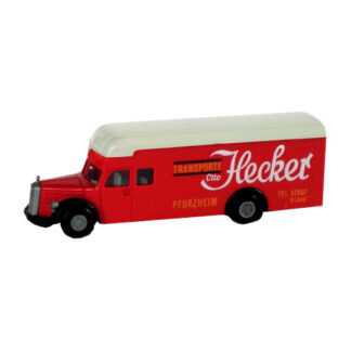 Brekina Mercedes O6600 Transporte Otto Hecker