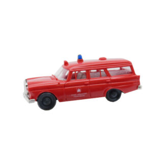 Brekina 1871 Mercedes 190 Kombi Indsatsleder Feuerwehr Frankfurt