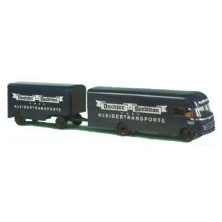 Brekina 57204 Mercedes Dachser Spedition Kleidertransporte
