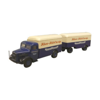 Brekina 74506 MAN m. Trailer Käse-Kühlzug Dachser Spedition