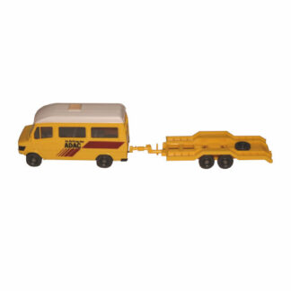 Wiking 18 062 Mercedes Minibus m. Autotrailer ADAC