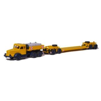 Wiking 8514048 Krupp Titan Trækker m. Blokvogn