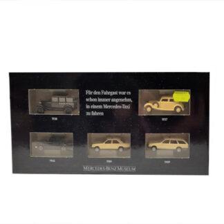 Herpa Mercedes-Benz Museum MB Stuttgart 200, MB 260D, MB 200D, MB 250TD, MB 250D