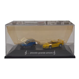 Herpa 100632 piccolo grande amore Fiat Cinquecento, Ferrari F40