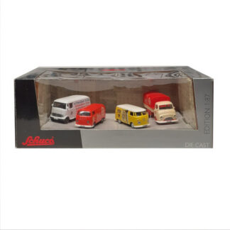 Schuco 256761 Fire Varevogne Dinkelacker-Schwaben Bräu VW Transporter, Mercedes
