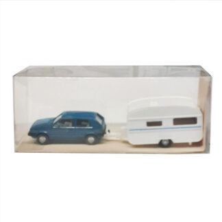 Wiking 06320 VW Golf & Campingvogn